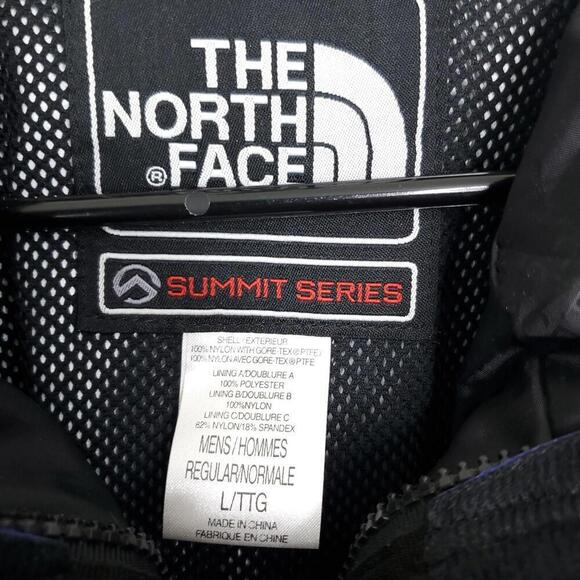 Vintage North Face Jacket Mens Large Summit Series Windbreaker Rain Hiking Hood - Picture 5 of 12